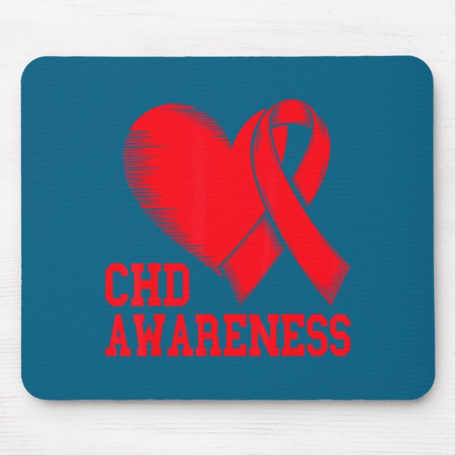 Heart Disease Awareness  Mousepad (Vorne)
