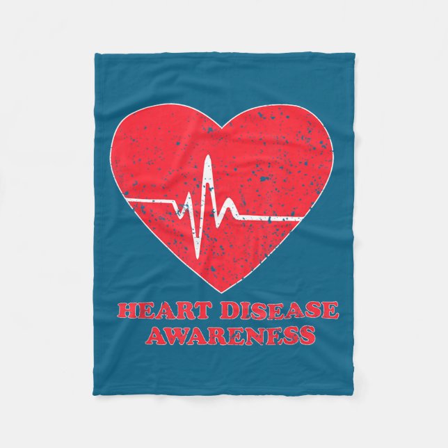 Heart Disease Awareness -national Wear Red Shirt D Fleecedecke (Vorderseite)