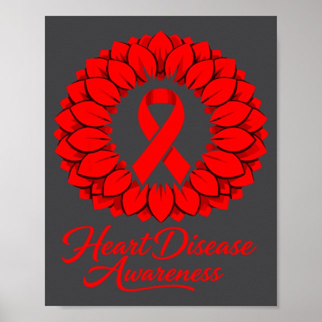 Heart Disease Awareness  Poster (Vorne)