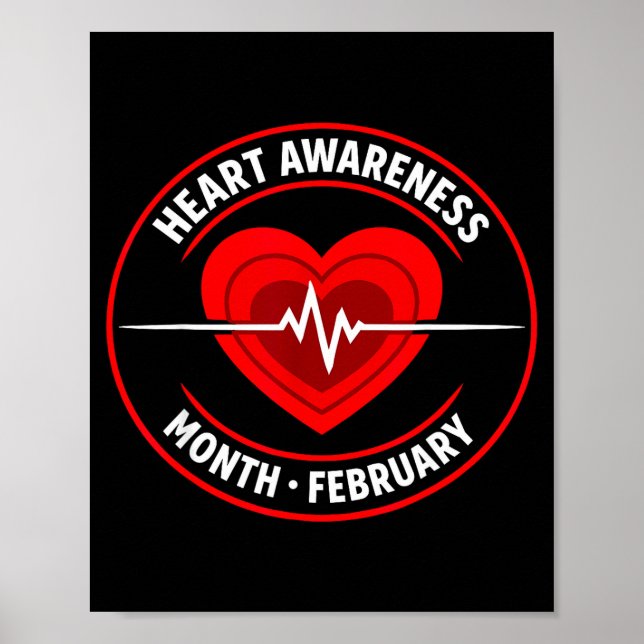 Heart Disease Awareness  Poster (Vorne)
