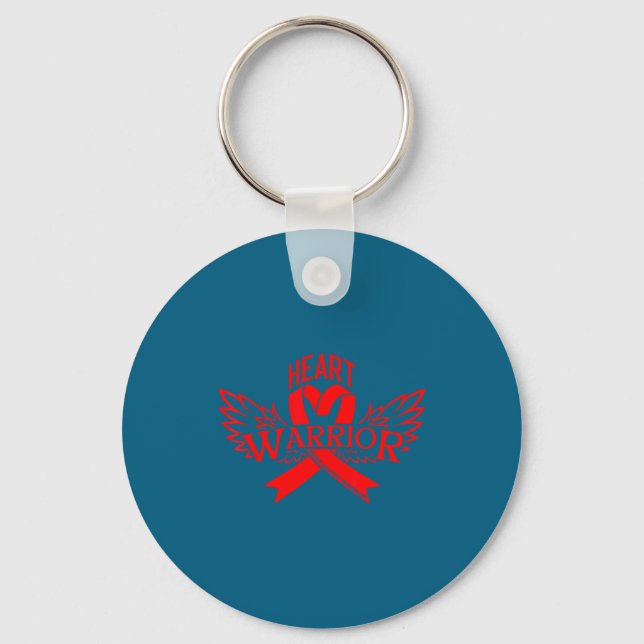 Heart Disease Awareness  Schlüsselanhänger (Vorderseite)
