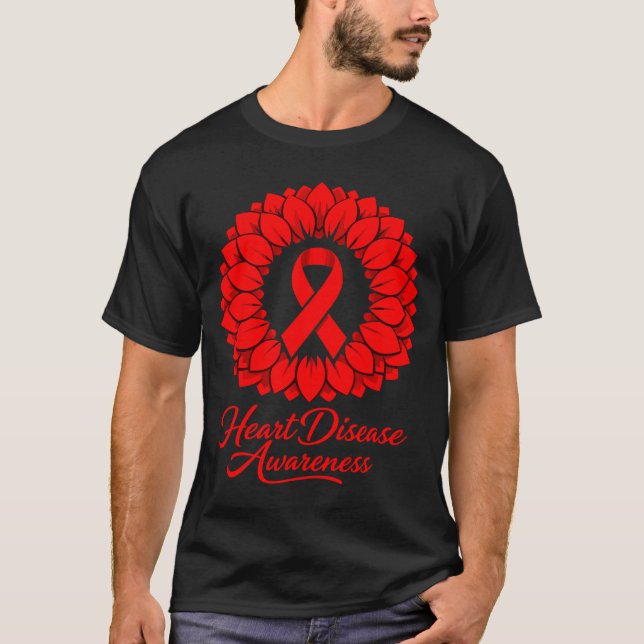 Heart Disease Awareness  T-Shirt (Vorderseite)