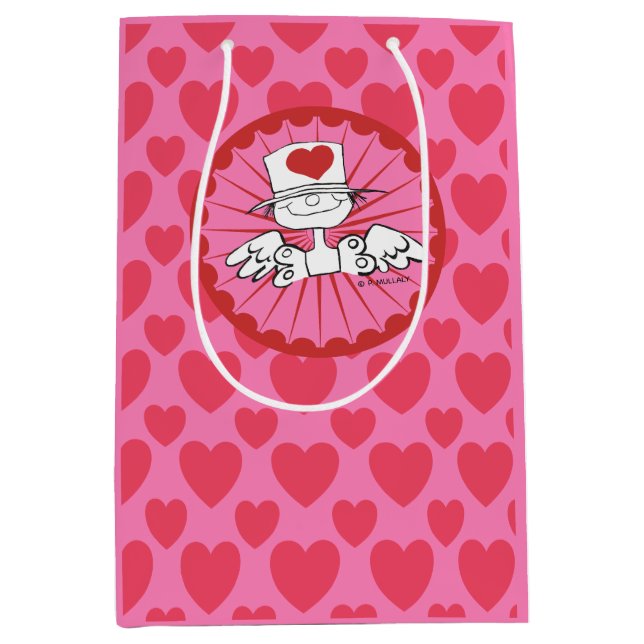 "Heart Fairy"© Party Gift Bag Mittlere Geschenktüte (Vorderseite)