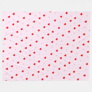 Heart Fleece Blanket