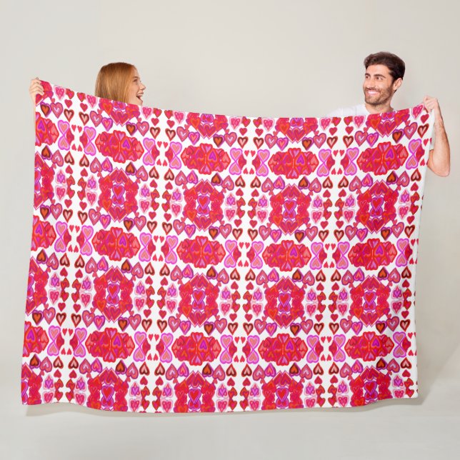 Heart Fleece Blanket (Beispiel)
