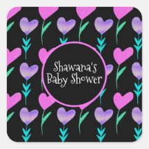 Heart Floral Valentinstag Babydusche