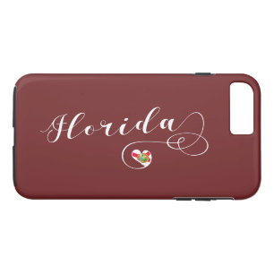 Heart Florida Handy Case, Floridian iPhone 8 Plus/7 Plus Hülle