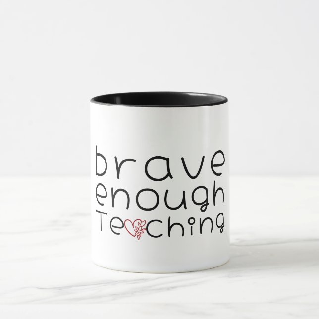 Heart Frame Personalized Teacher Appreciation Gift Tasse (Zentrum)