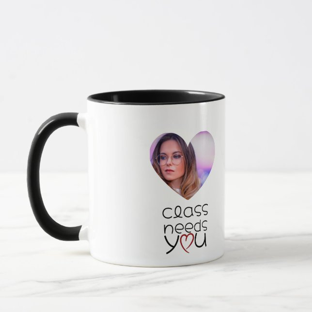 Heart Frame Teacher Appreciation Mug (Gauche)