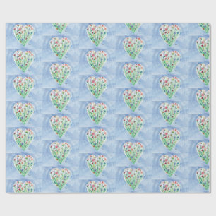Heart Garden - Kids Art for CHOC Wrapping Paper Geschenkpapier
