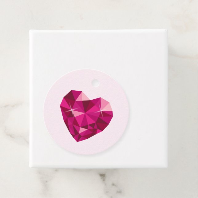 Heart Gemstone Geschenkanhänger (Beispiel)