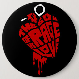 Heart Grenade "Son of Rage and Love" Button