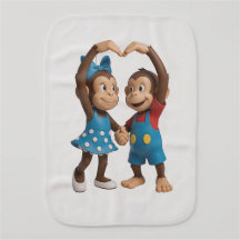 Heart Hands Affen - Sweet Mimo & Zina