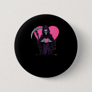 Heart Hands Sensenmann Classic Meme Button