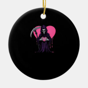 Heart Hands Sensenmann Classic Meme Keramik Ornament