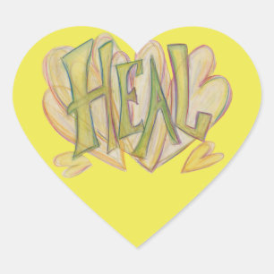 Heart Hearts Word Art Inspiration Sticker Decals