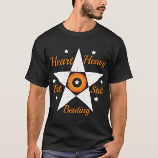 HEART HEAVY Basic Dark T-Shirt