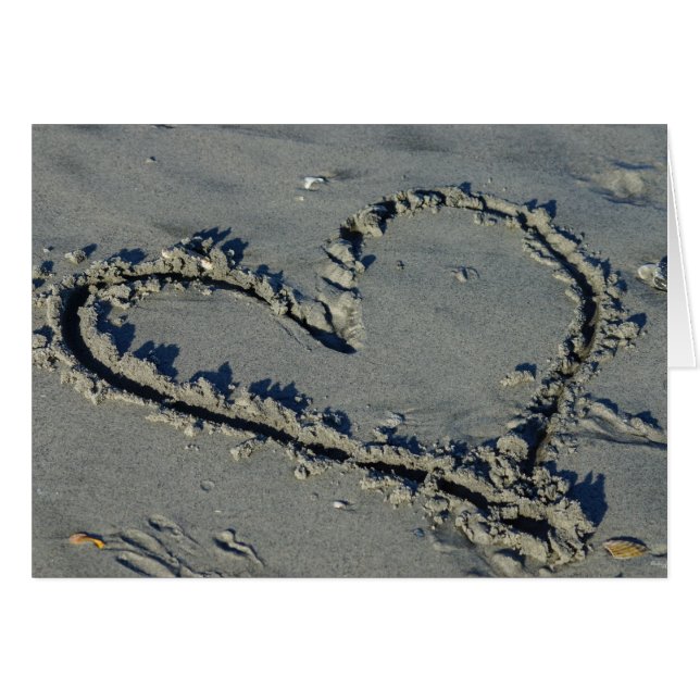 Heart In The Sand (Vorderseite (Horizontal))