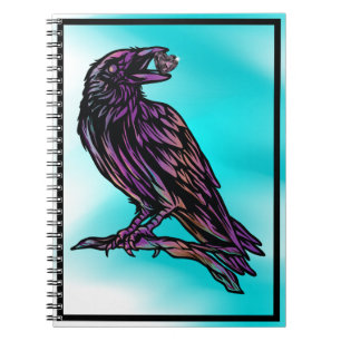 Heart Jewel I Liebe Ravens Notebook Notizblock