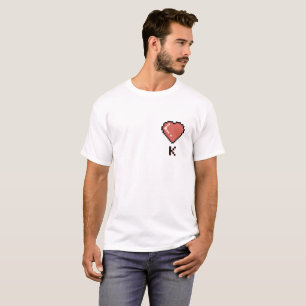 Heart King Black Kontur T-Shirt