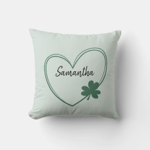 Heart Kleeblatt St Patrick's Day Kissen
