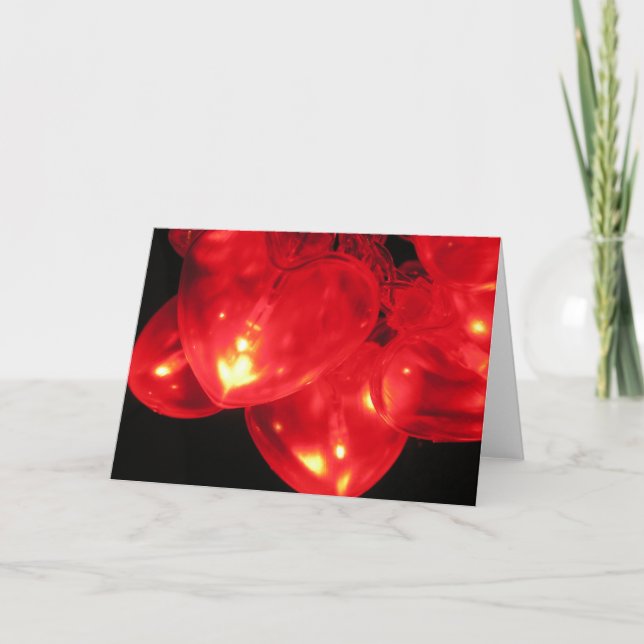 Heart Light Feiertagskarte (Vorderseite)
