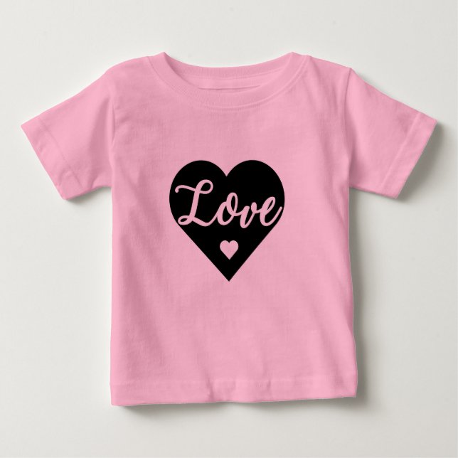 Heart Logo Baby T-shirt (Vorderseite)