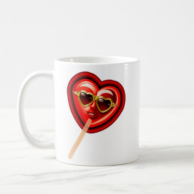 Heart Lolly Kaffeetasse (Links)
