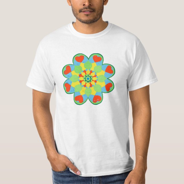 Heart Mandala T - Shirt (Vorderseite)