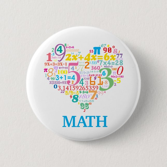 Heart Math Button (Vorderseite)