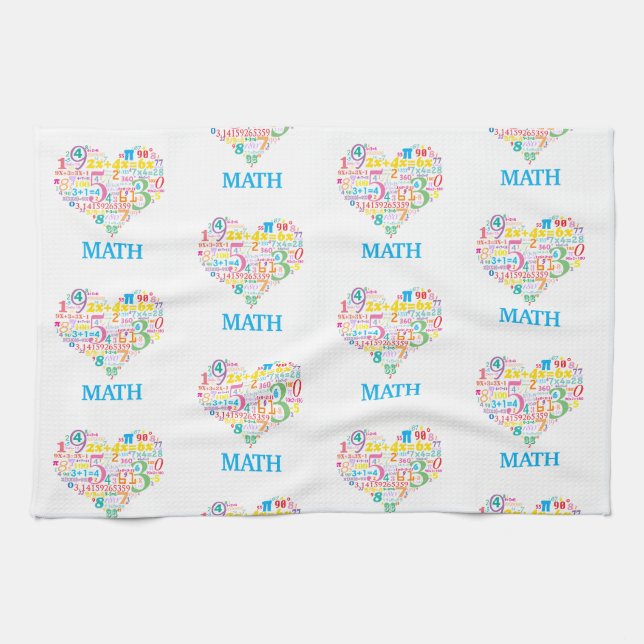 Heart Math Geschirrtuch (Horizontal)