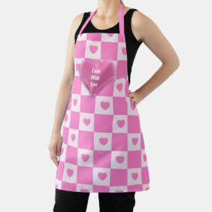 Heart Modern Pink Liebe Collection Schürze