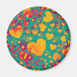 HEART-Muster ART 9 Magnet