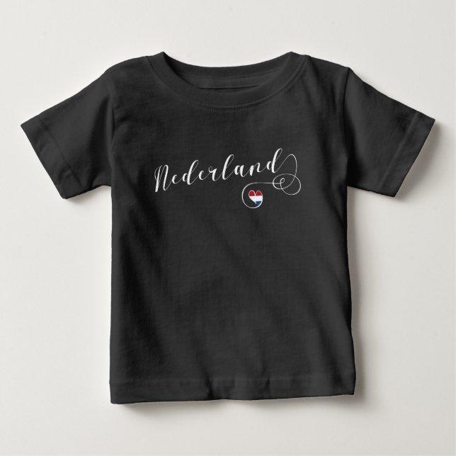 Heart Nederland Sweatshirt, Niederlande Baby T-shirt (Vorderseite)