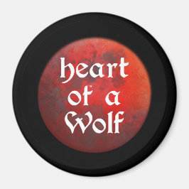 Heart of a Wolf Magnet