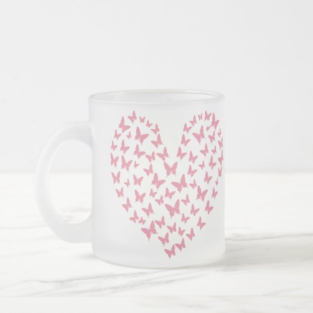 Heart of Capricious Butterflies Mattglastasse (Links)