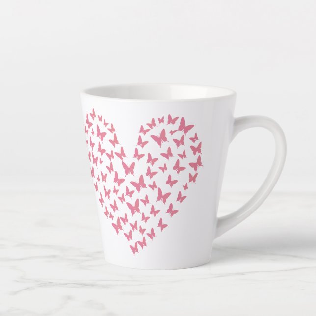 Heart of Capricious Butterflies Milchtasse (Rechts)