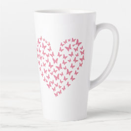 Heart of Capricious Butterflies Milchtasse