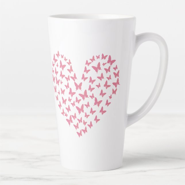 Heart of Capricious Butterflies Milchtasse (Rechts)