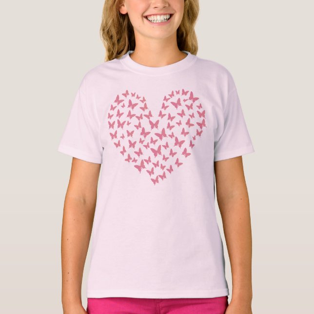 Heart of Capricious Butterflies T-Shirt (Vorderseite)