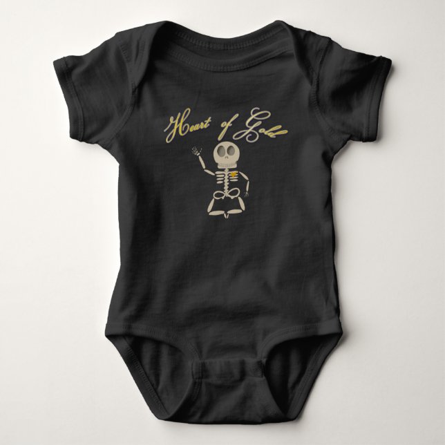 Heart of Gold T-Shirt Baby Strampler (Vorderseite)