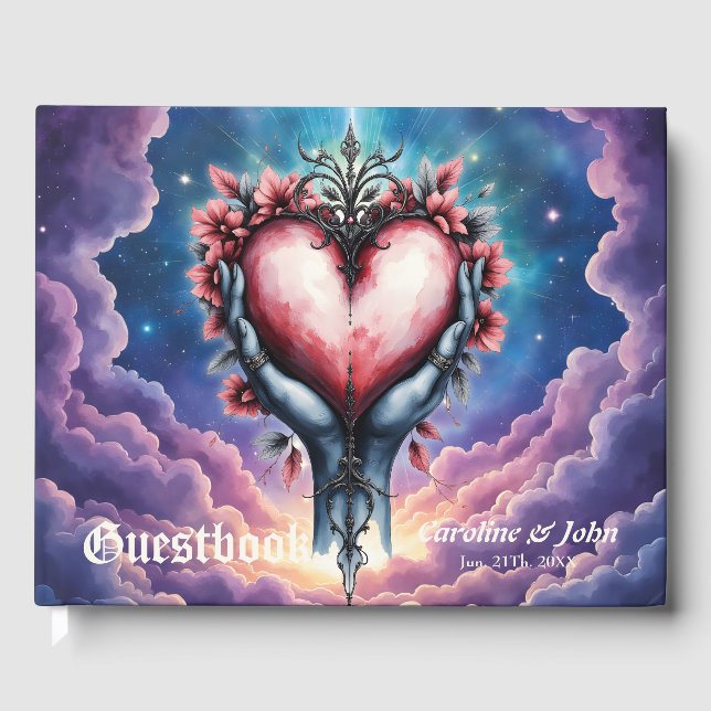 Heart of Quiet Magic.  Gästebuch (Vorderseite)