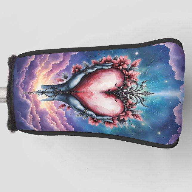 Heart of Quiet Magic Golf Headcover (Vorderseite)