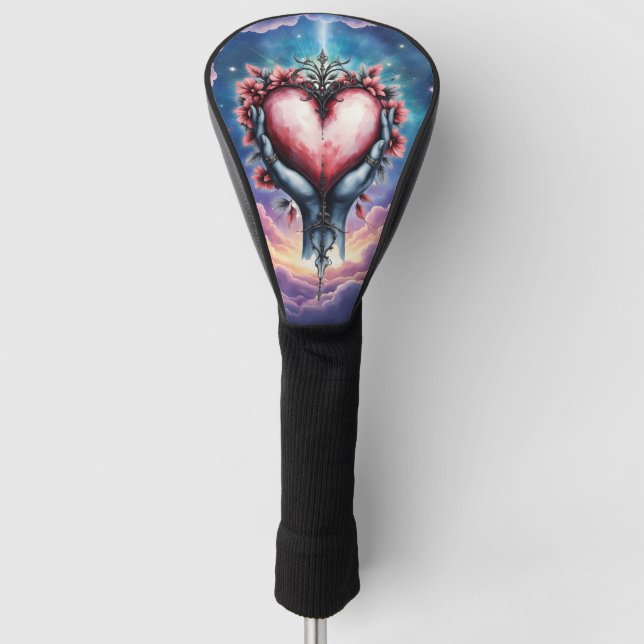 Heart of Quiet Magic Golf Headcover (Vorderseite)