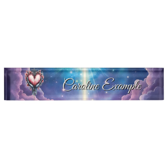Heart of Quiet Magic Namensplakette (Vorderseite)