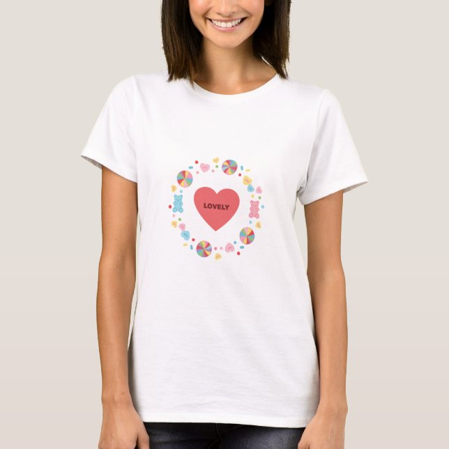 Heart of Sweets Valentine T-Shirt (Vorderseite)