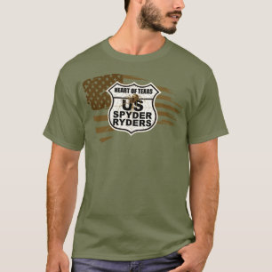 Heart Of Texas Kapitel - zerrissene Flagge sepia T-Shirt