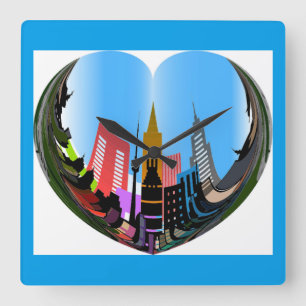 HEART OF THE CITY QUADRATISCHE WANDUHR