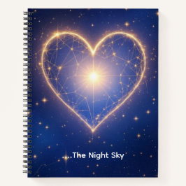Heart of the Night Sky Notizbuch