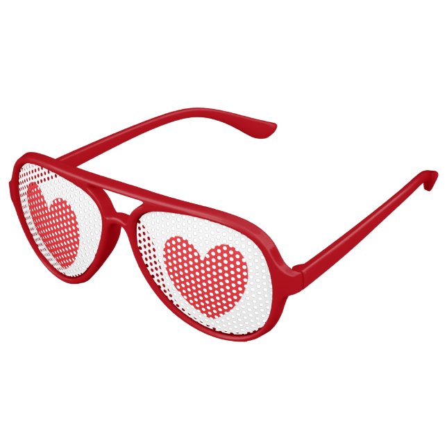 Heart Party Shades Sonnenbrille (Schrägansicht)